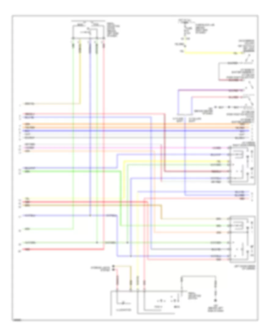 Memory Systems Wiring Diagram 2 of 3 for Nissan Armada LE 2008