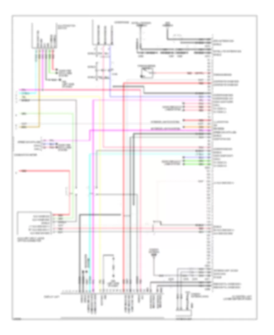 Navigation Wiring Diagram, Bose (3 of 3) for Nissan GT-R Black Edition 2012