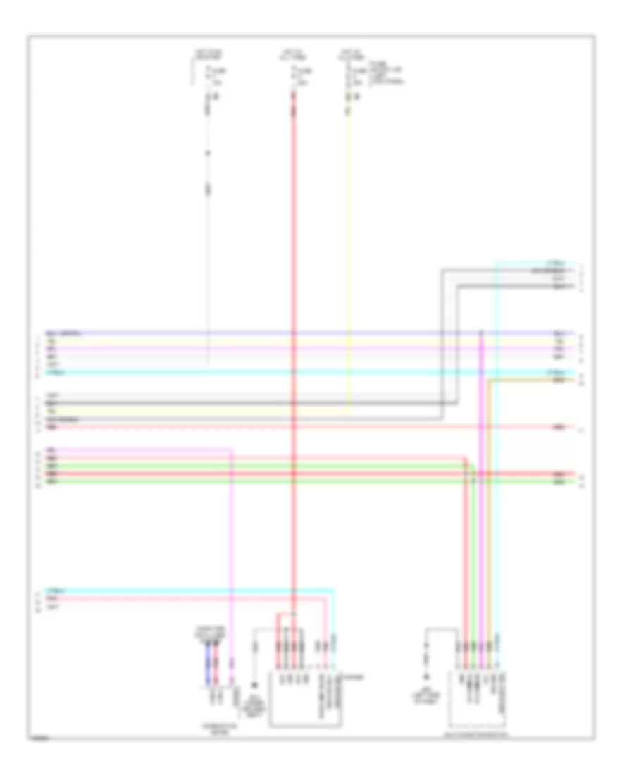Navigation Wiring Diagram, Bose (3 of 4) for Nissan GT-R Premium 2010