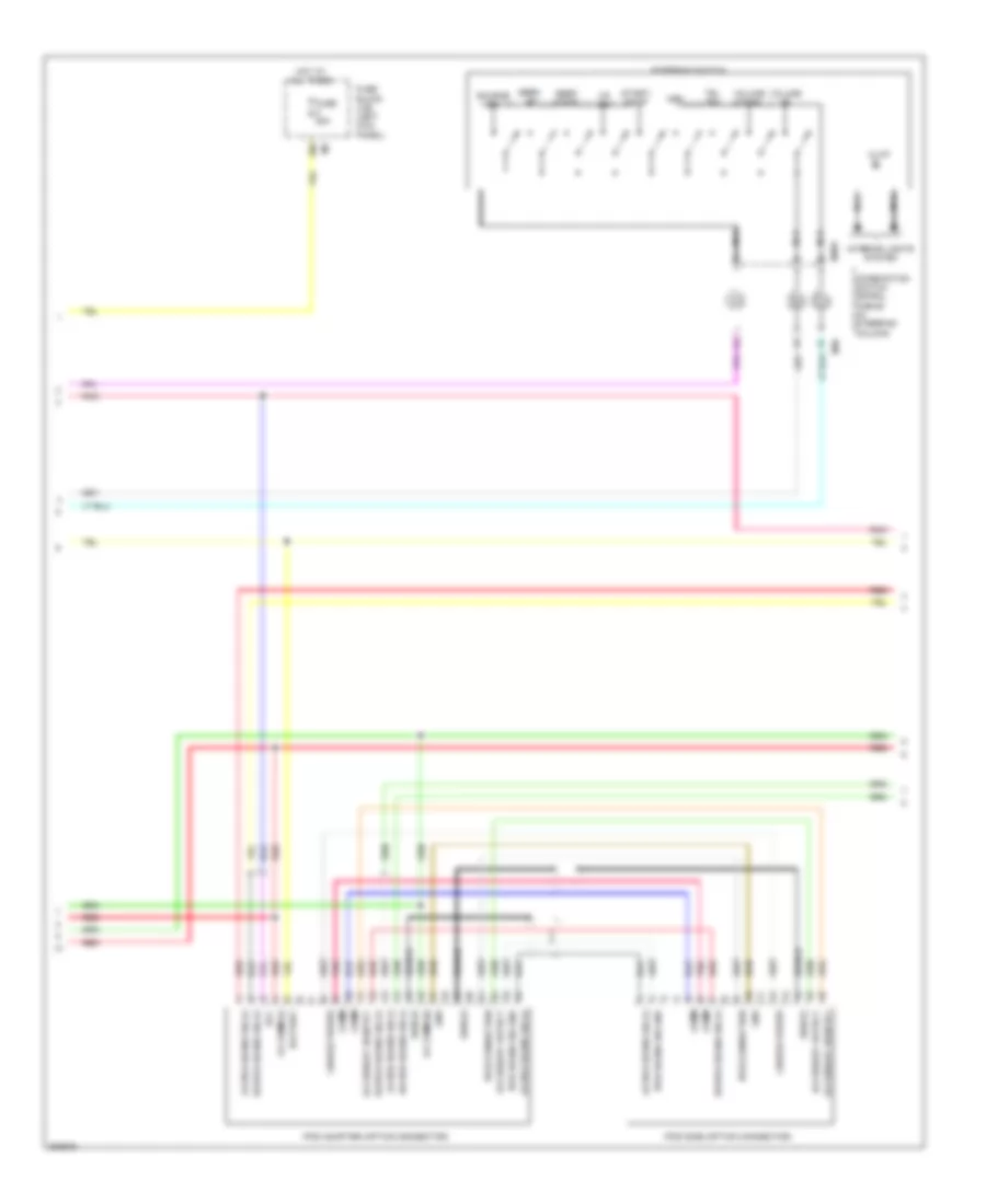 Radio Wiring Diagram, Base (2 of 3) for Nissan GT-R Premium 2010