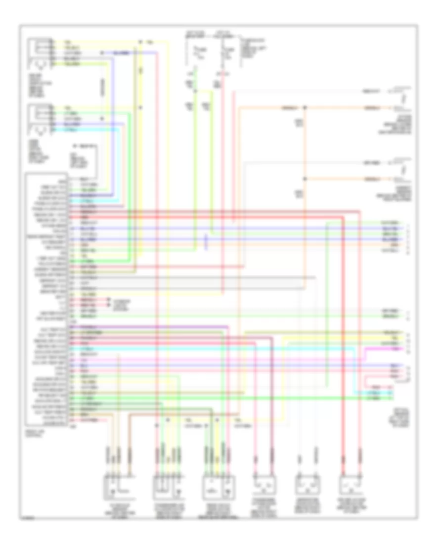 Automatic A C Wiring Diagram 1 of 3 for Nissan Quest S 2005