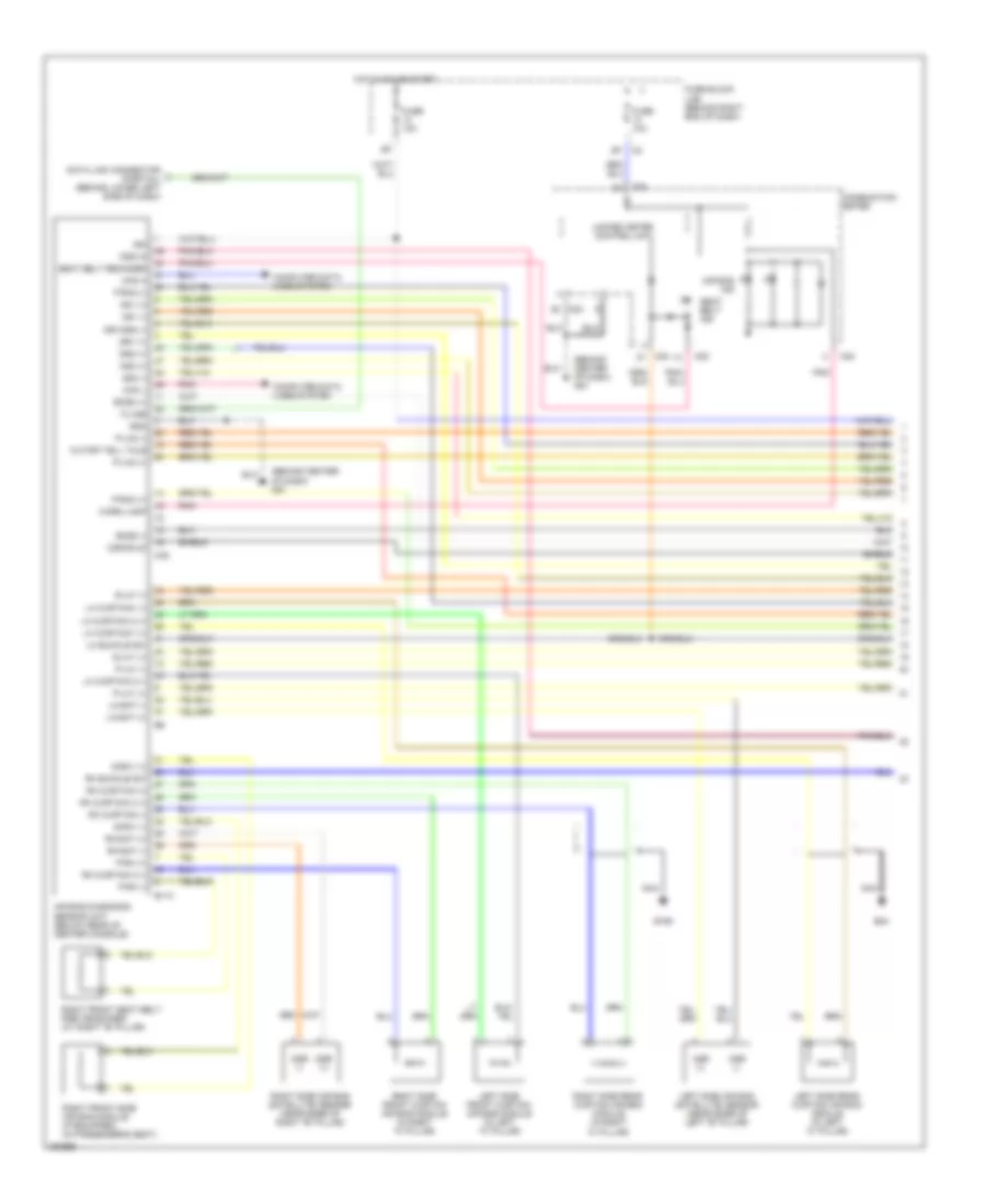Supplemental Restraints Wiring Diagram 1 of 3 for Nissan Armada SE 2008