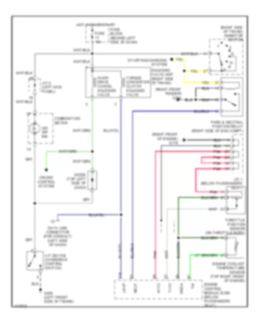 A T Wiring Diagram for Nissan Pickup 1997