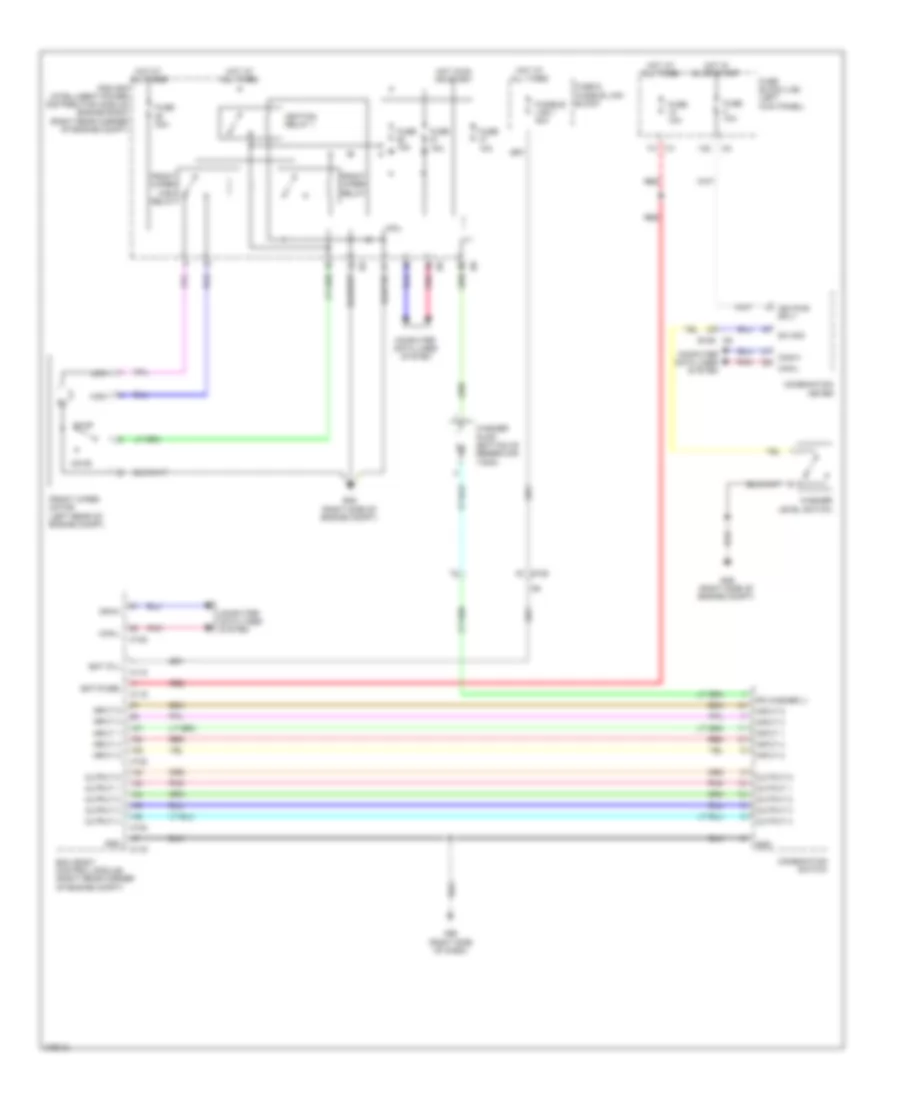 WiperWasher Wiring Diagram for Nissan GT-R Premium 2012