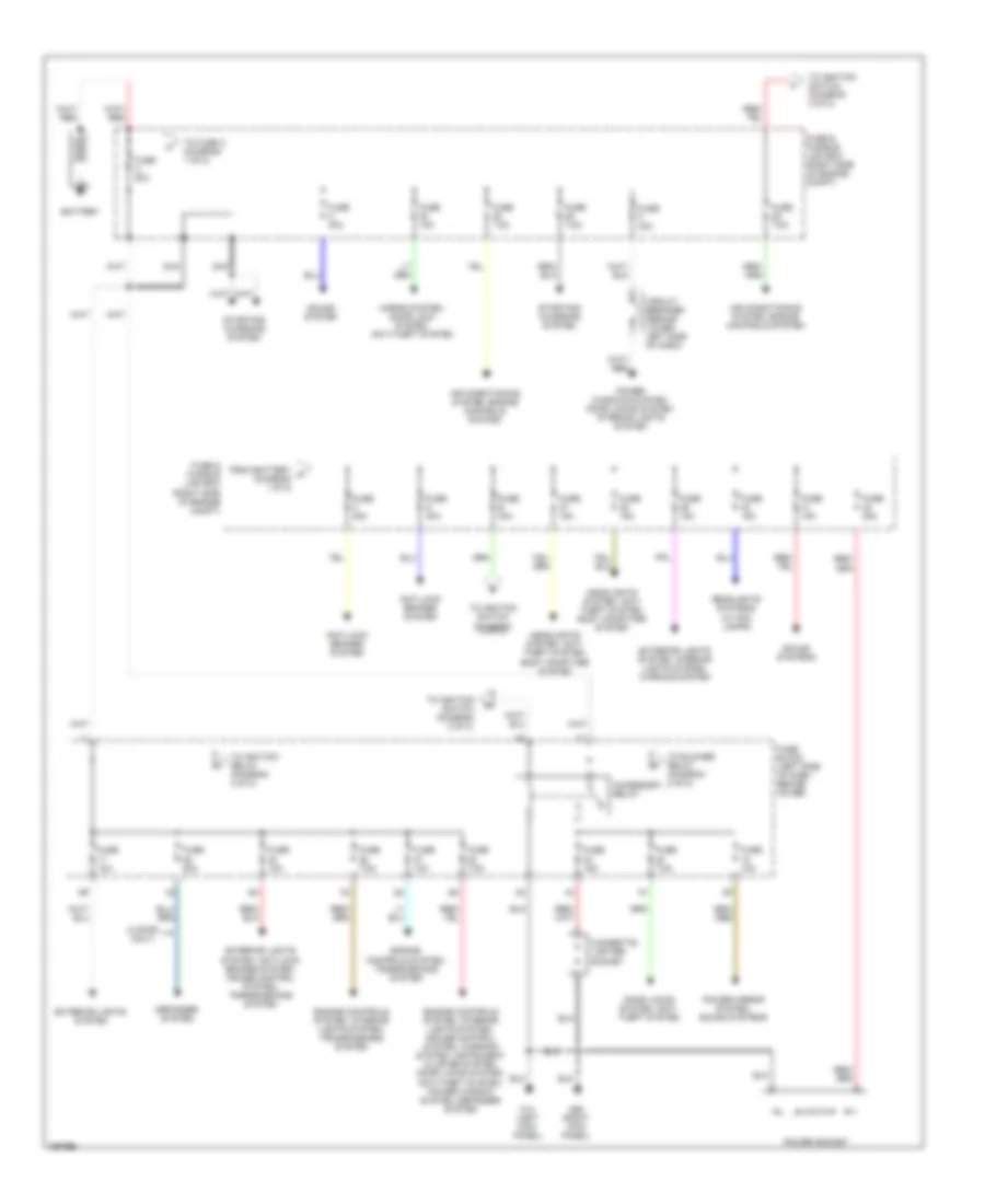2 4L Power Distribution Wiring Diagram 1 of 2 for Nissan Frontier 2002
