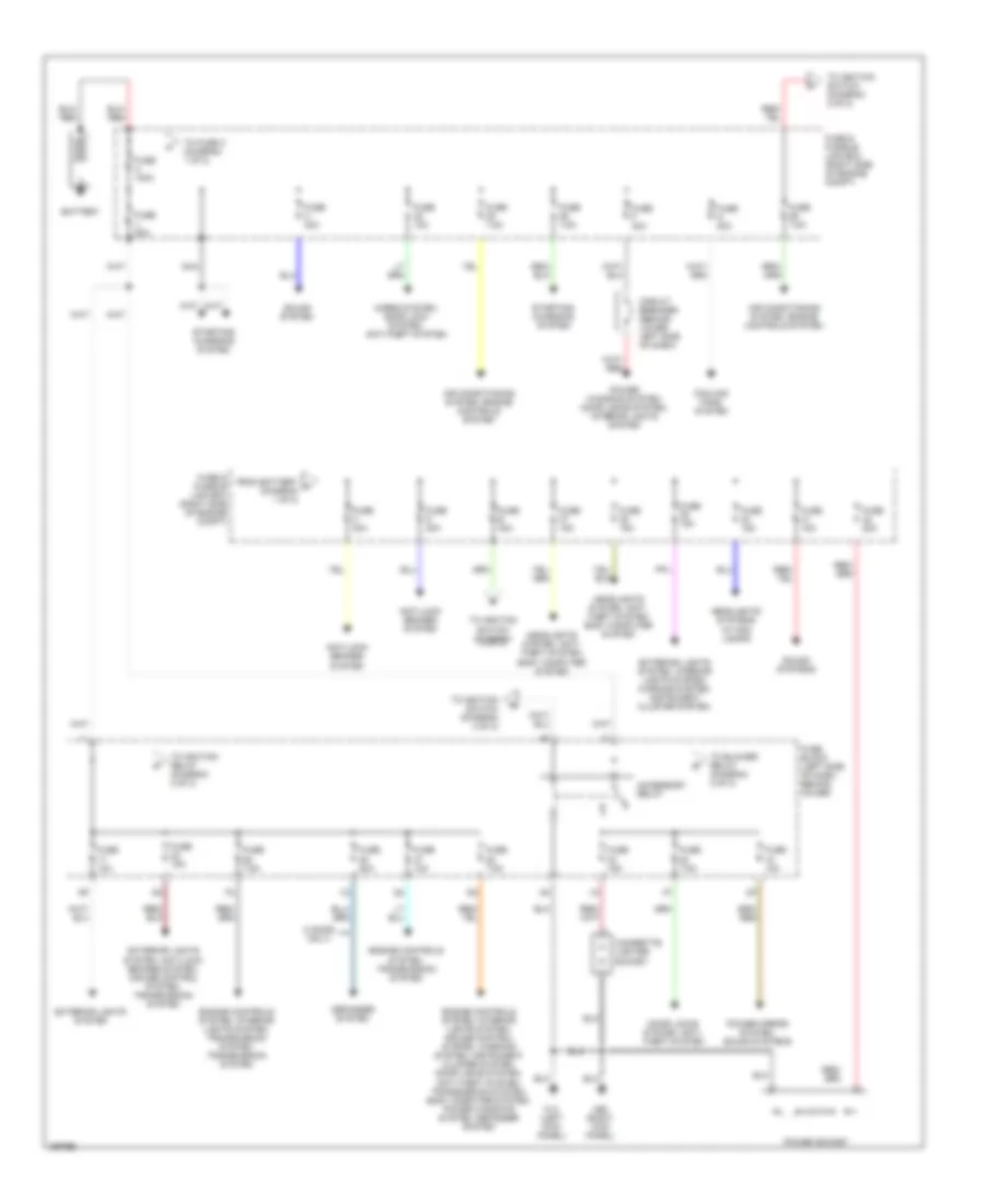 3 3L Power Distribution Wiring Diagram 1 of 2 for Nissan Frontier 2002