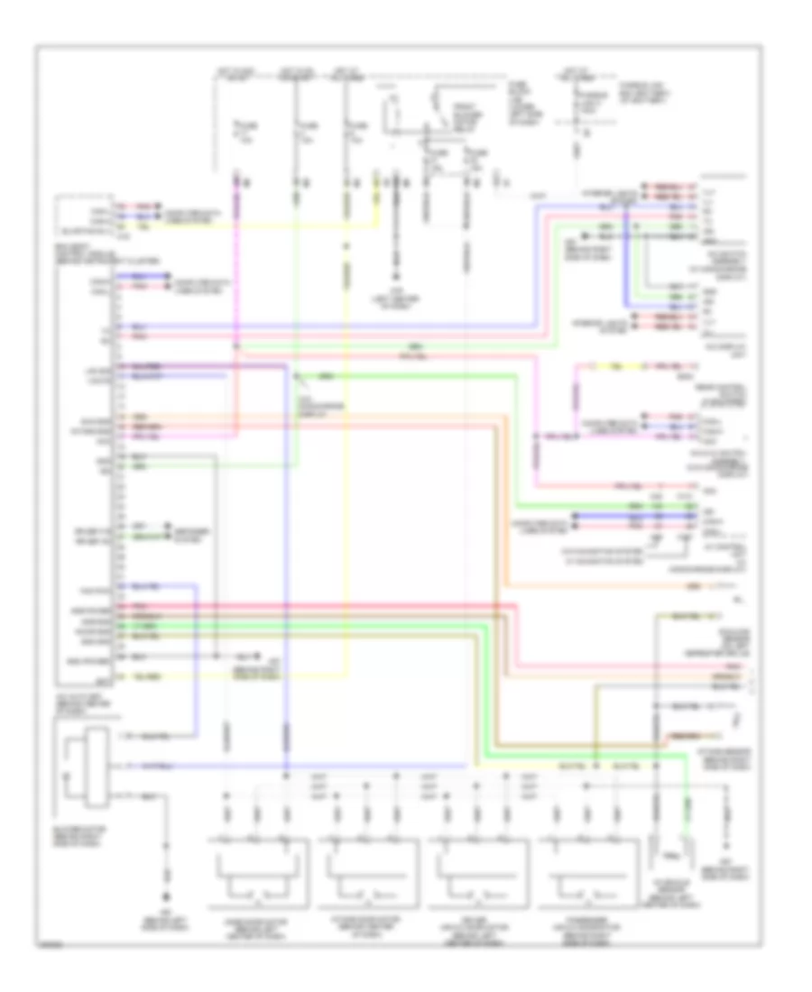 Automatic A C Wiring Diagram 1 of 2 for Nissan Maxima S 2010