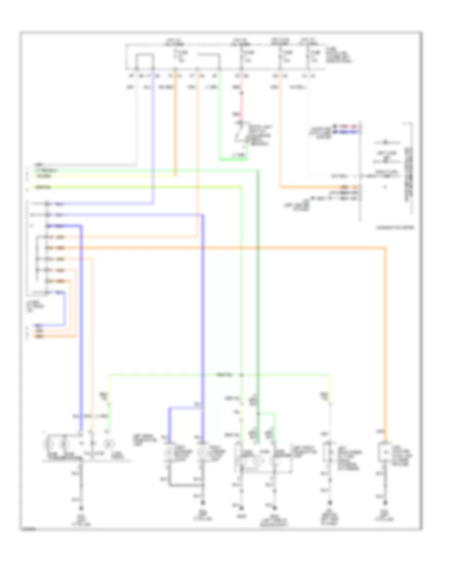 Exterior Lamps Wiring Diagram (2 of 2) for Nissan Maxima S 2010
