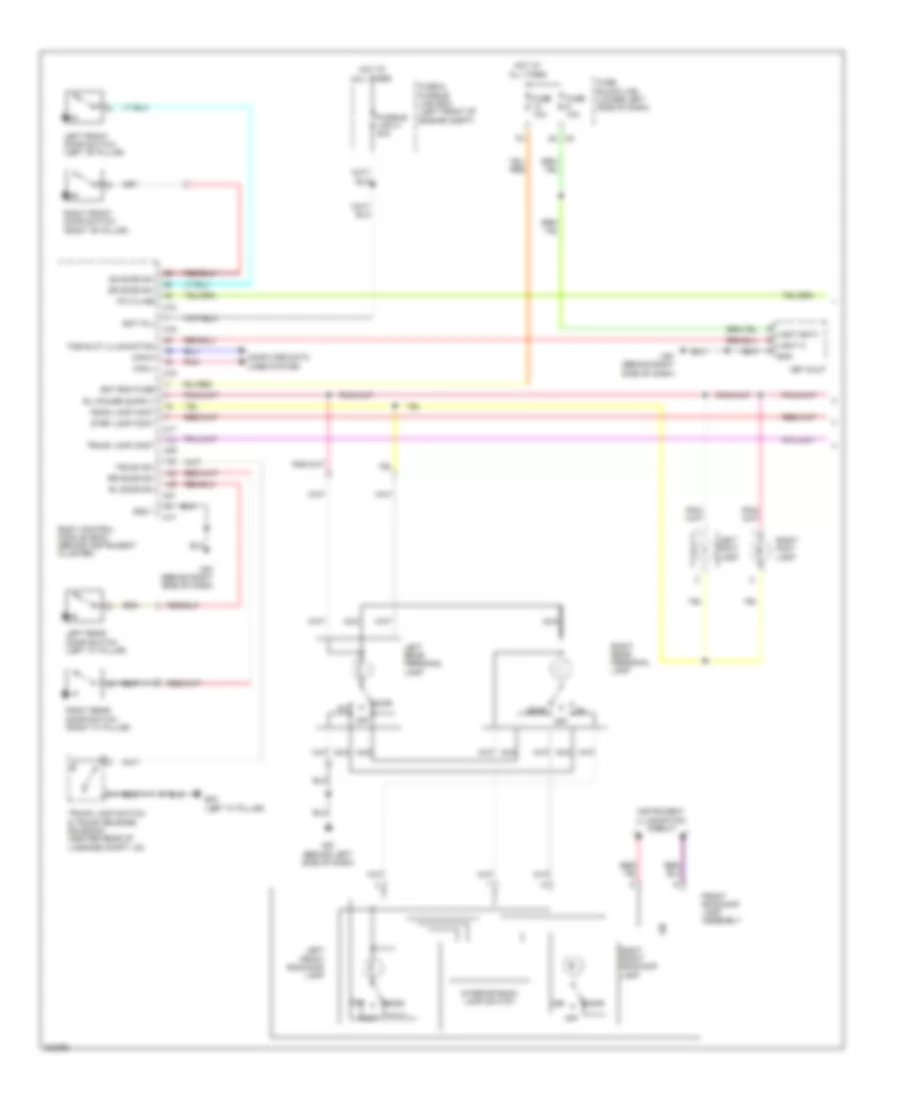 Courtesy Lamps Wiring Diagram 1 of 2 for Nissan Maxima S 2010