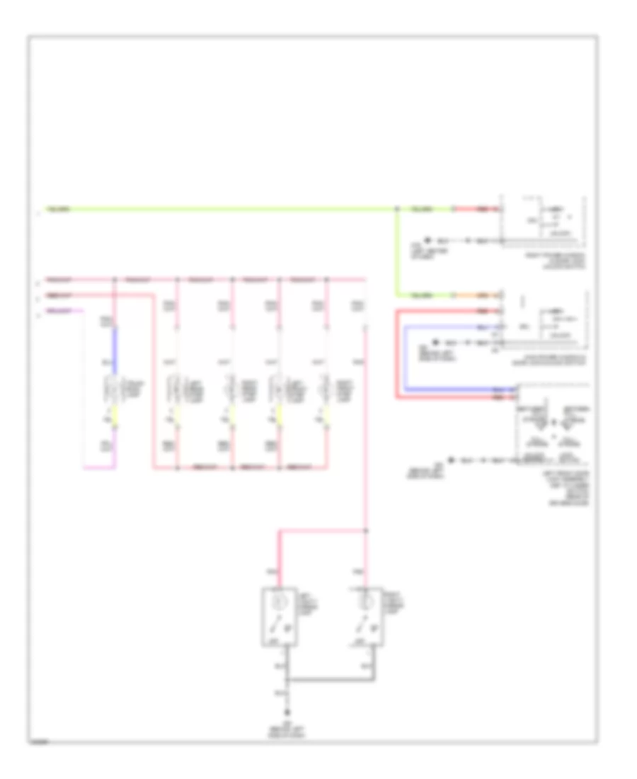 Courtesy Lamps Wiring Diagram 2 of 2 for Nissan Maxima S 2010
