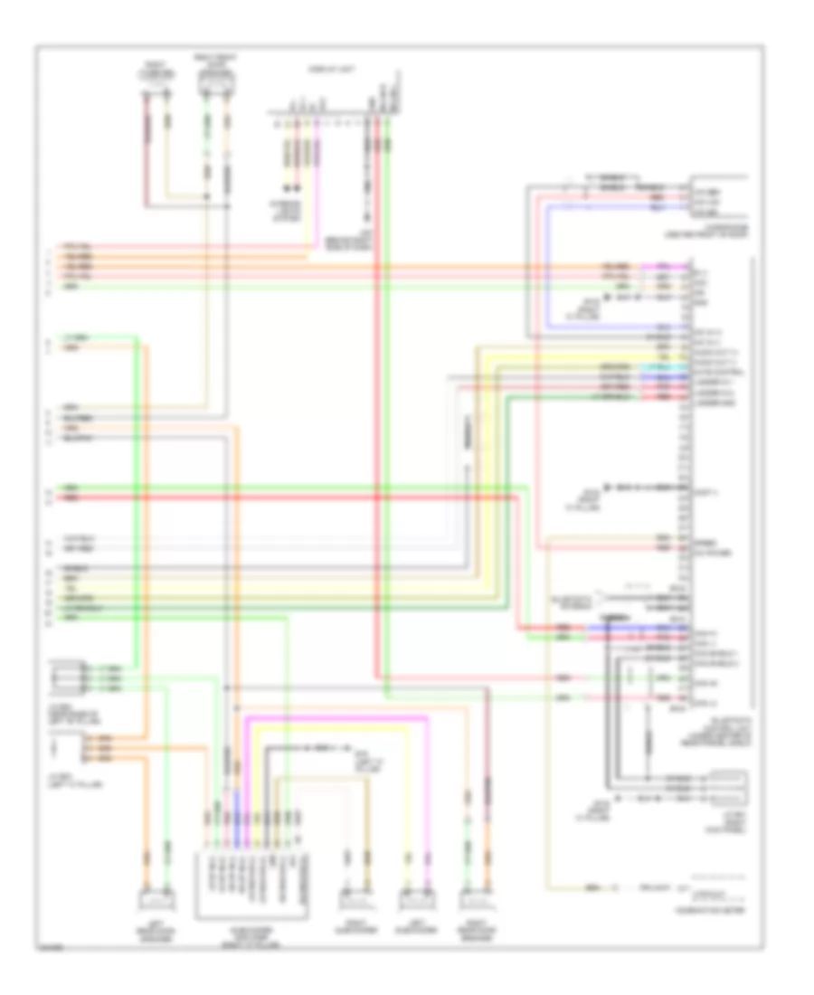 Radio Wiring Diagram Base 2 of 2 for Nissan Maxima S 2010