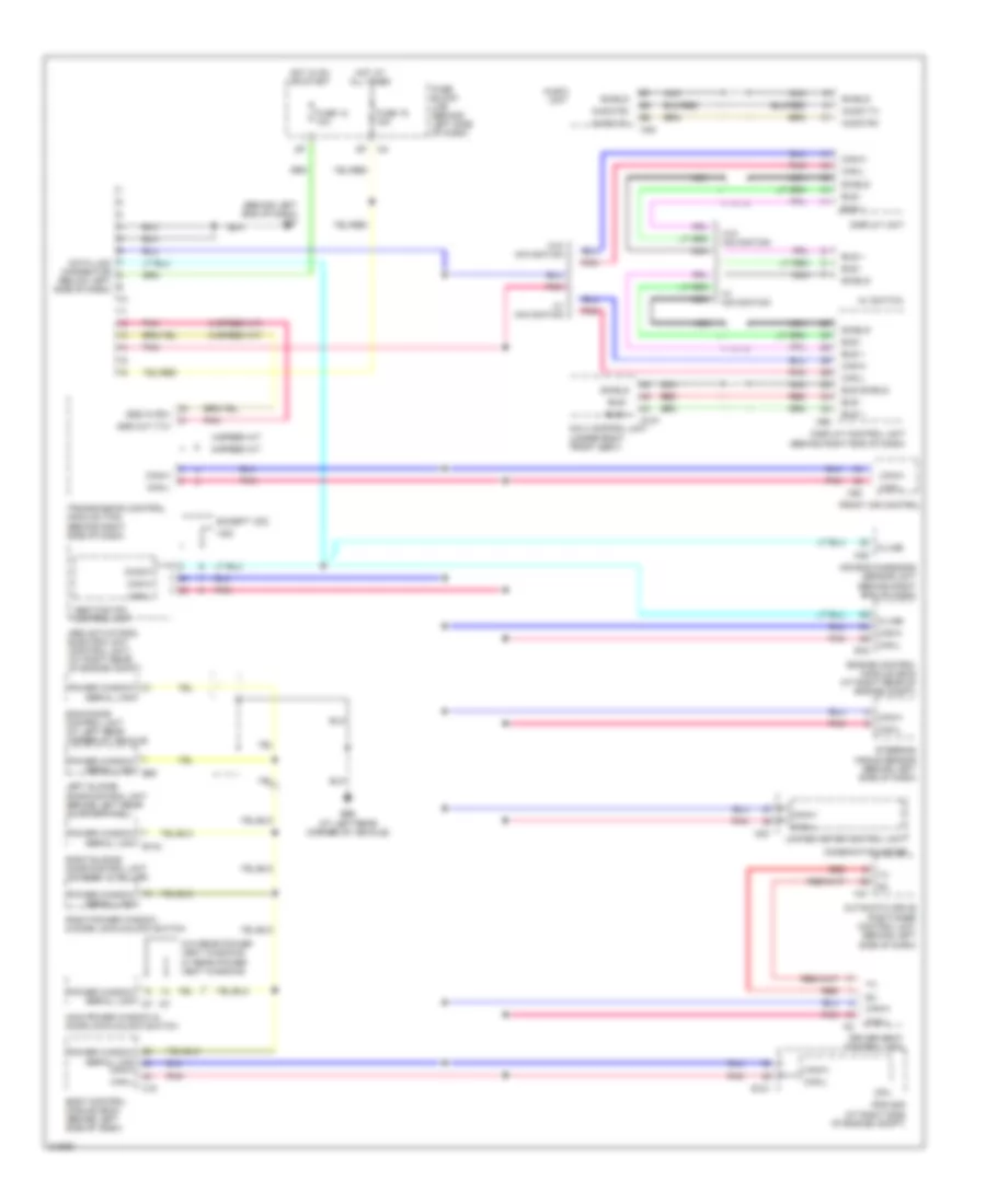 Computer Data Lines Wiring Diagram for Nissan Quest SE 2005