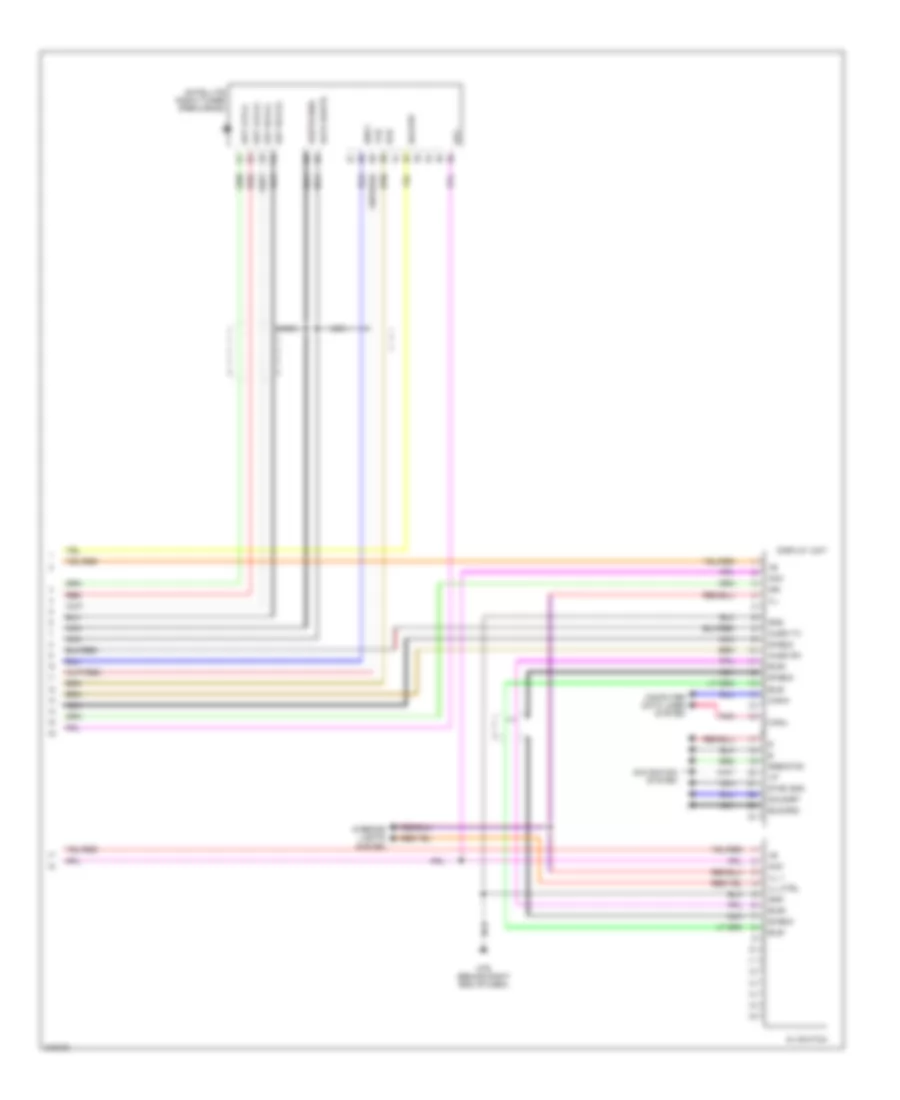 Base Radio Wiring Diagram 2 of 2 for Nissan Quest SE 2005