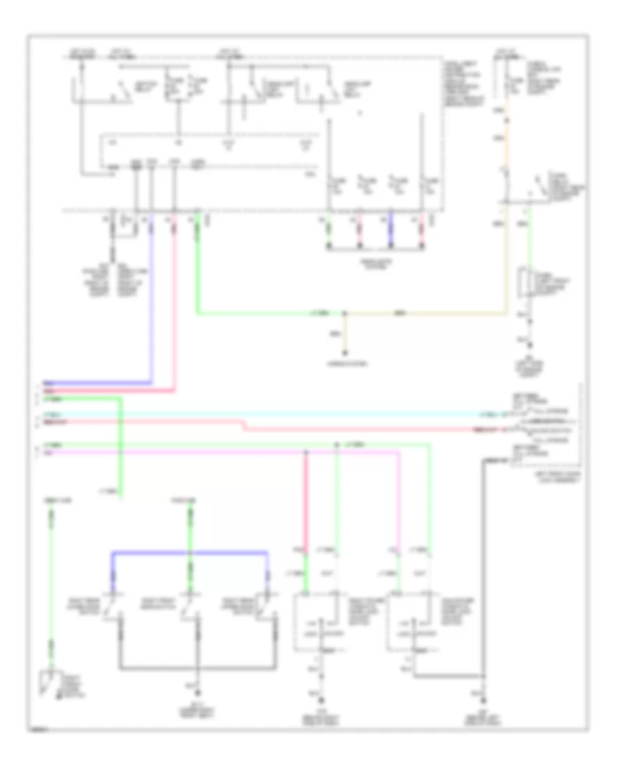 Forced Entry Wiring Diagram (2 of 2) for Nissan Frontier LE 2008