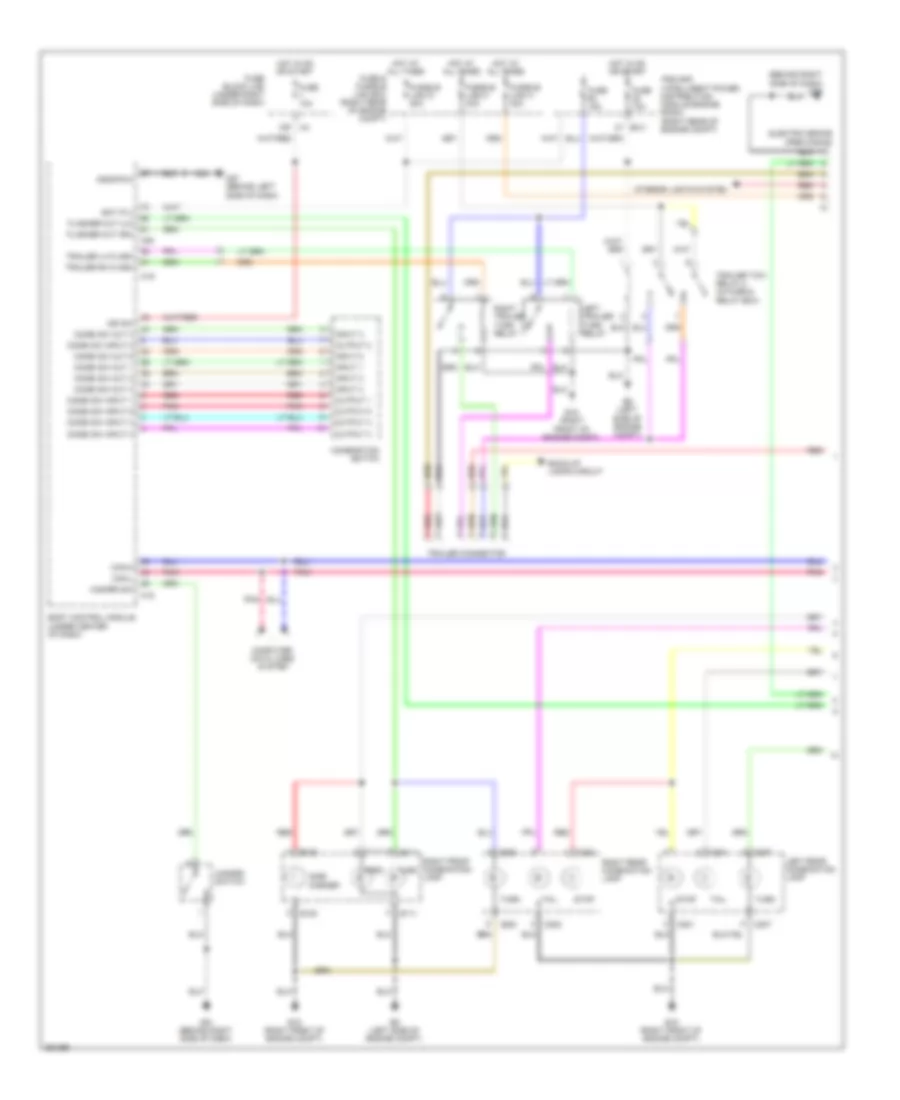 Exterior Lamps Wiring Diagram 1 of 2 for Nissan Frontier LE 2008