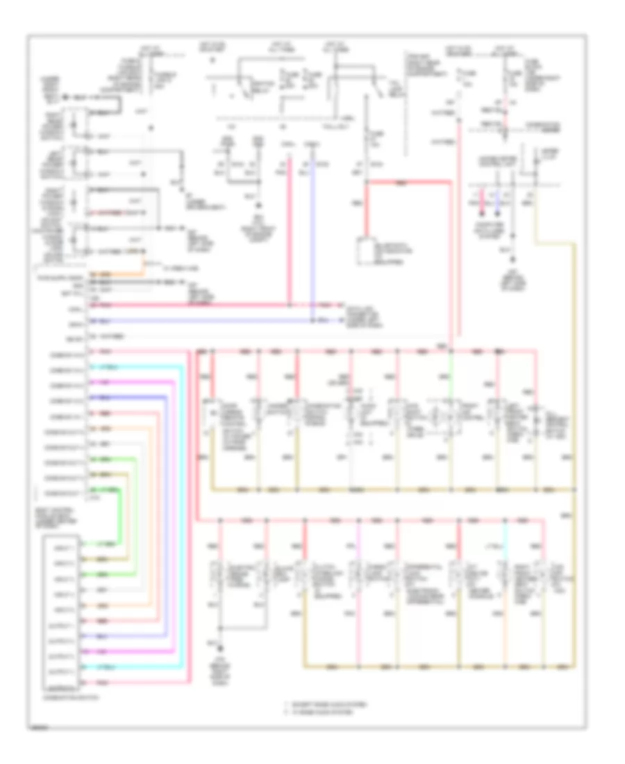 Instrument Illumination Wiring Diagram for Nissan Frontier LE 2008