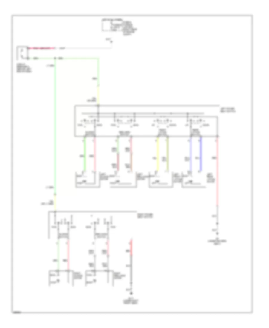 Power Seat Wiring Diagram for Nissan Frontier LE 2008