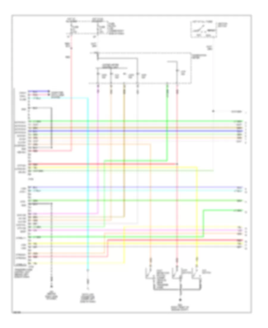 4WD Wiring Diagram A T 1 of 2 for Nissan Frontier LE 2008