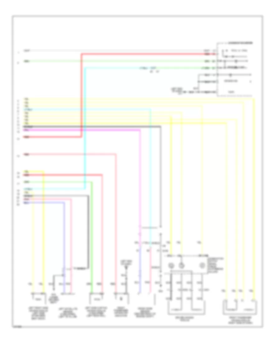 Supplemental Restraints Wiring Diagram (2 of 2) for Nissan GT-R Black Edition 2013