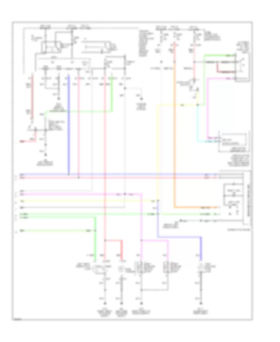 Exterior Lamps Wiring Diagram 2 of 2 for Nissan Frontier Nismo 2008