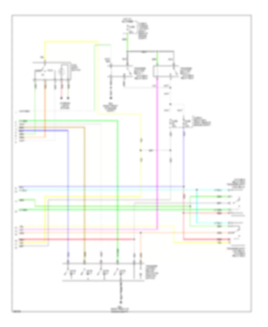 4WD Wiring Diagram M T 2 of 2 for Nissan Frontier Nismo 2008