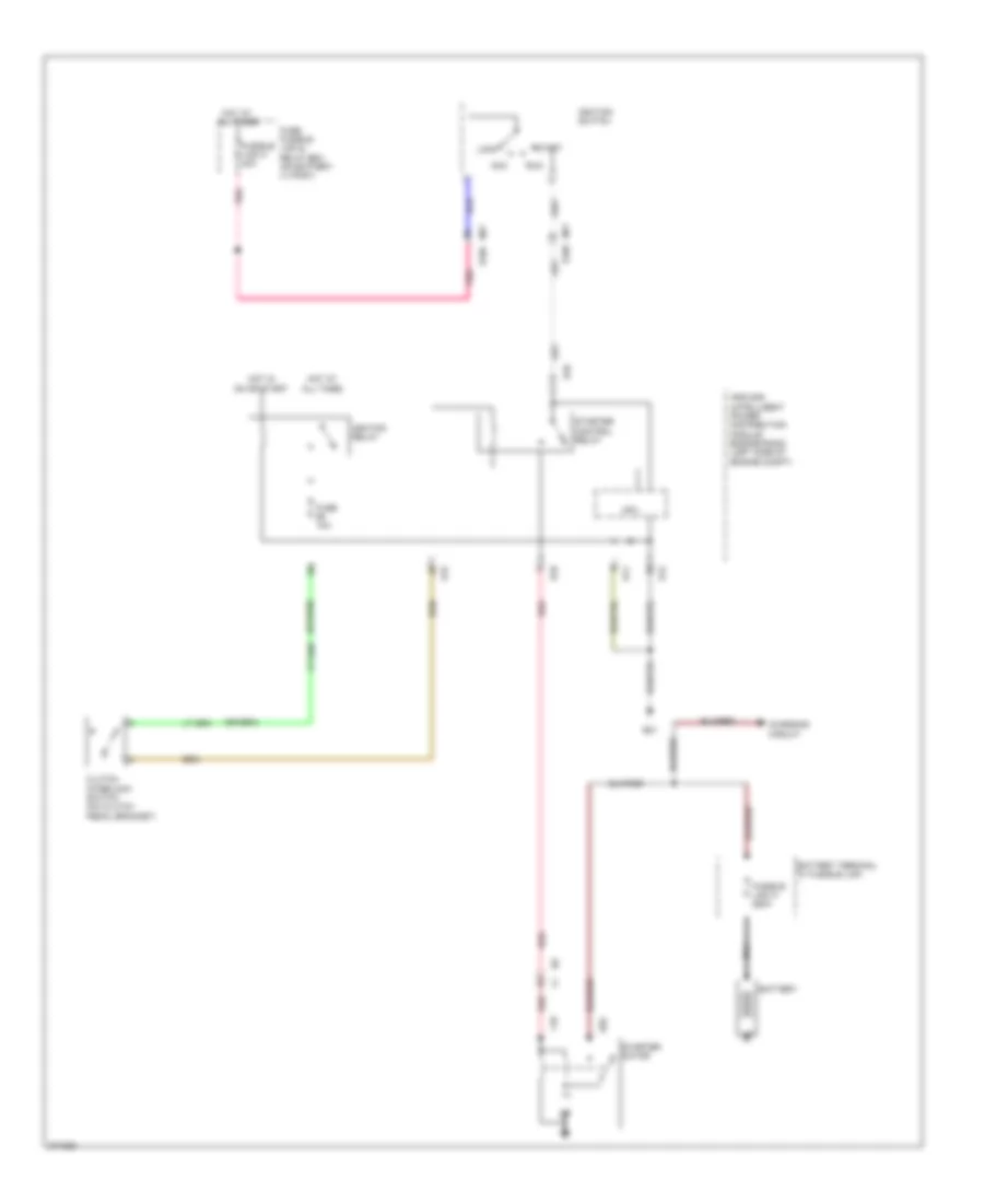 Starting Wiring Diagram, MT without Intelligent Key for Nissan Juke SL 2012