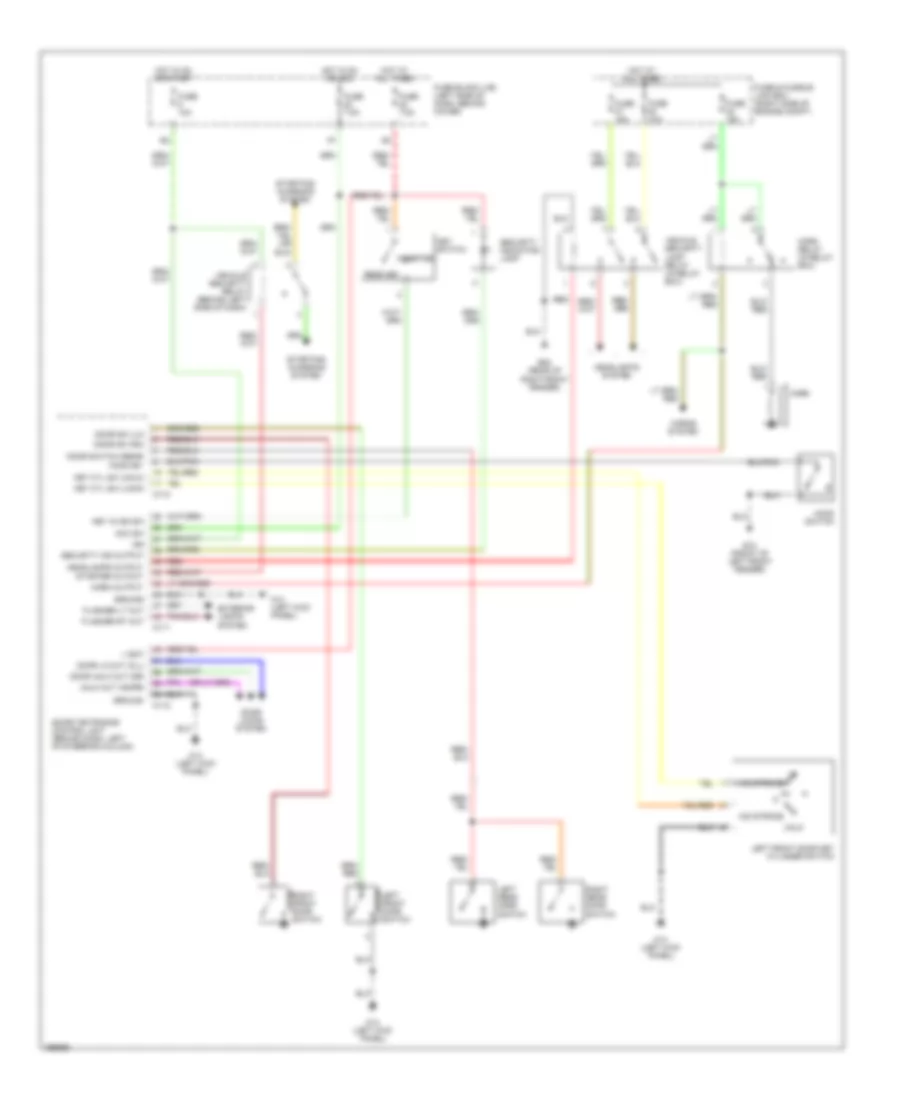 Anti theft Wiring Diagram for Nissan Frontier Desert Runner XE 2002