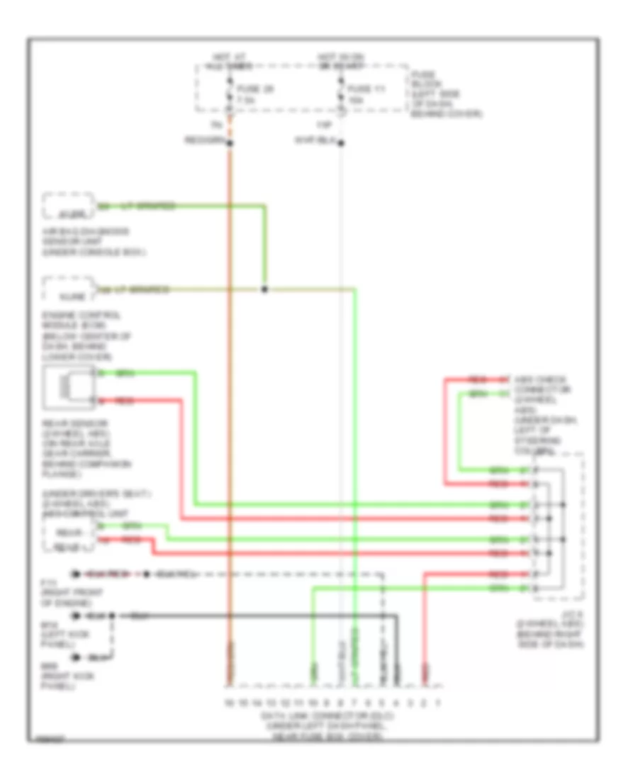 2 4L Computer Data Lines for Nissan Frontier Desert Runner XE 2002