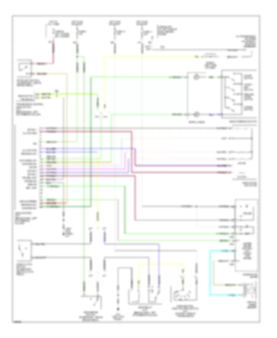 Cruise Control Wiring Diagram for Nissan Frontier Desert Runner XE 2002