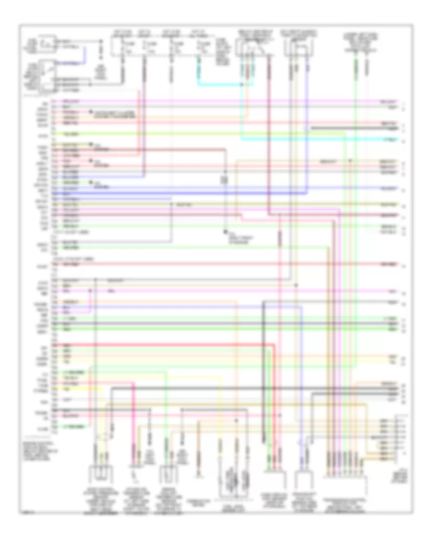 3.3L, Engine Performance Wiring Diagrams (1 of 3) for Nissan Frontier Desert Runner XE 2002