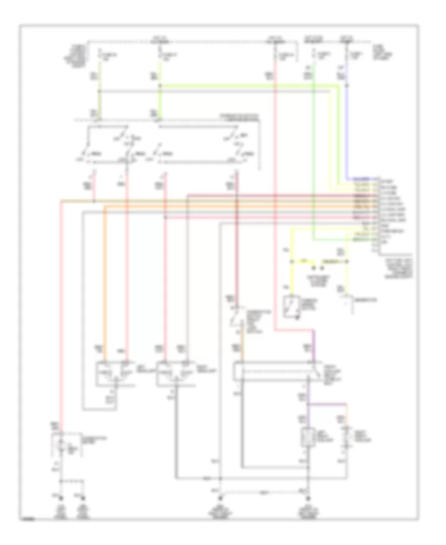 Headlight Wiring Diagram with DRL for Nissan Frontier Desert Runner XE 2002