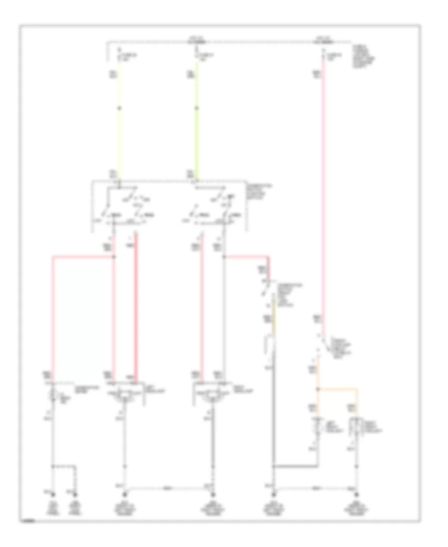 Headlight Wiring Diagram without DRL for Nissan Frontier Desert Runner XE 2002