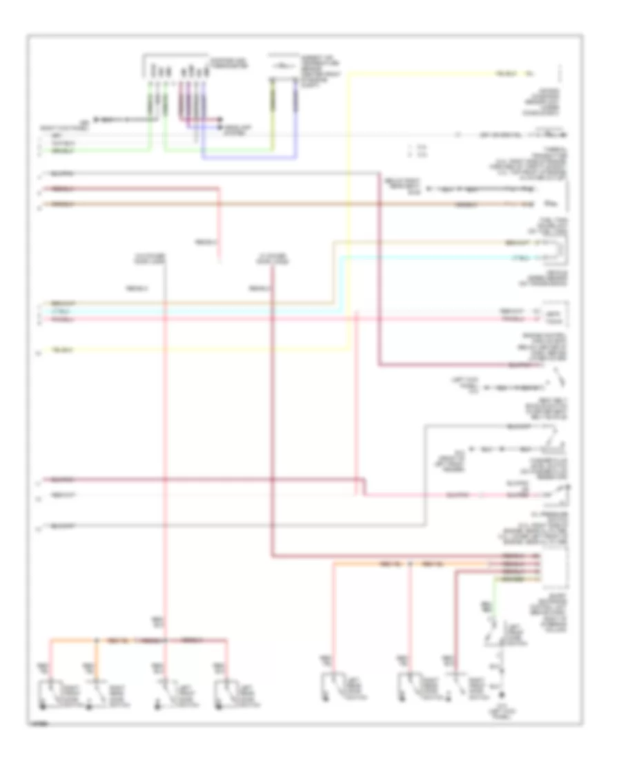 Instrument Cluster Wiring Diagram (2 of 2) for Nissan Frontier Desert Runner XE 2002