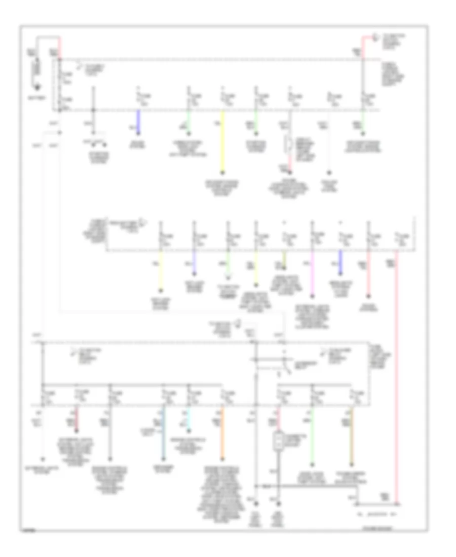 3 3L Power Distribution Wiring Diagram 1 of 2 for Nissan Frontier Desert Runner XE 2002