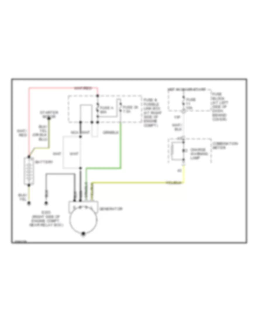 2 4L Charging Wiring Diagram for Nissan Frontier Desert Runner XE 2002