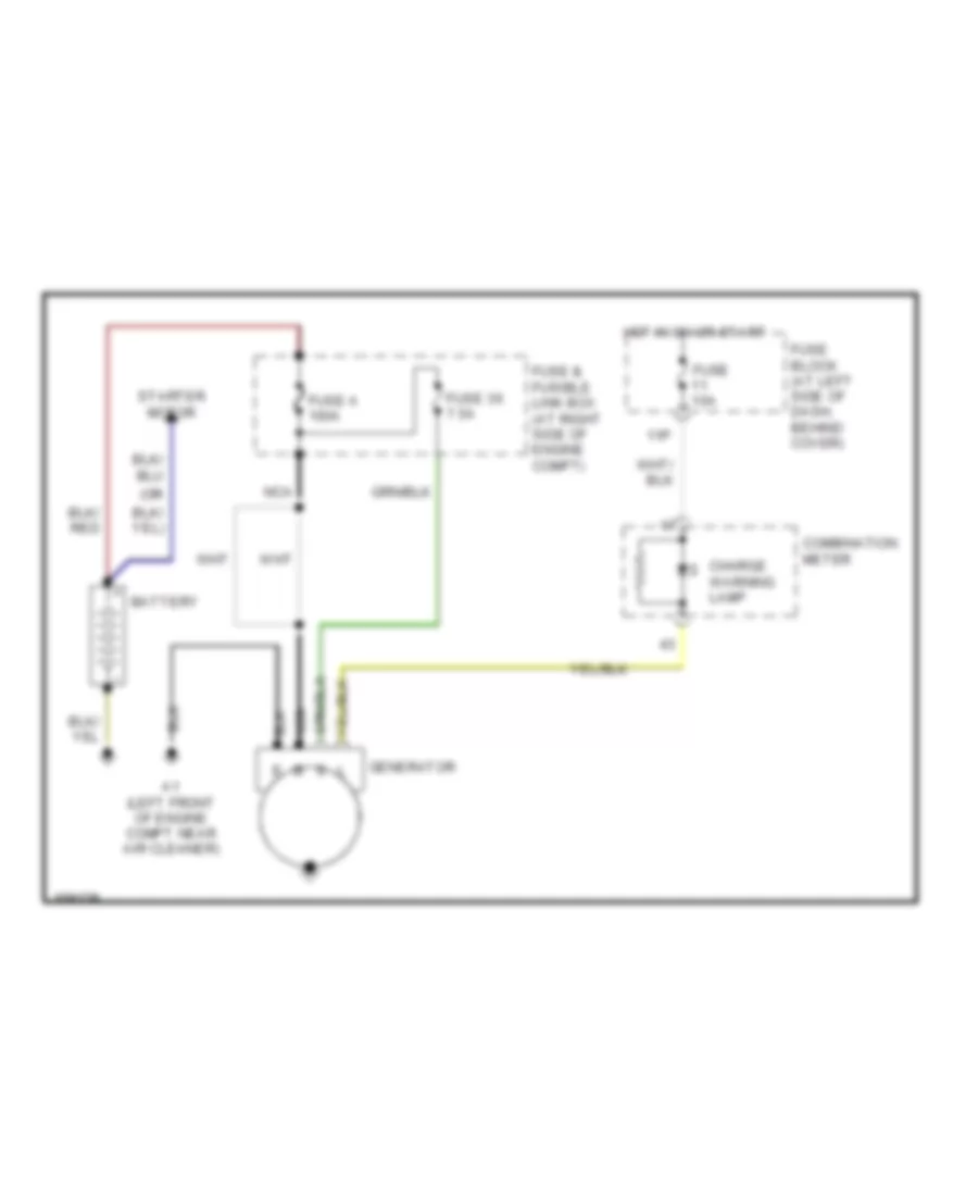 3 3L Charging Wiring Diagram for Nissan Frontier Desert Runner XE 2002