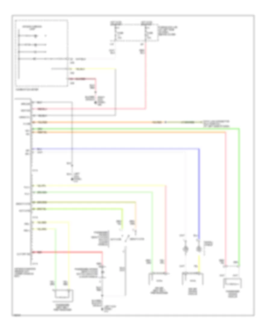 Supplemental Restraint Wiring Diagram for Nissan Frontier Desert Runner XE 2002