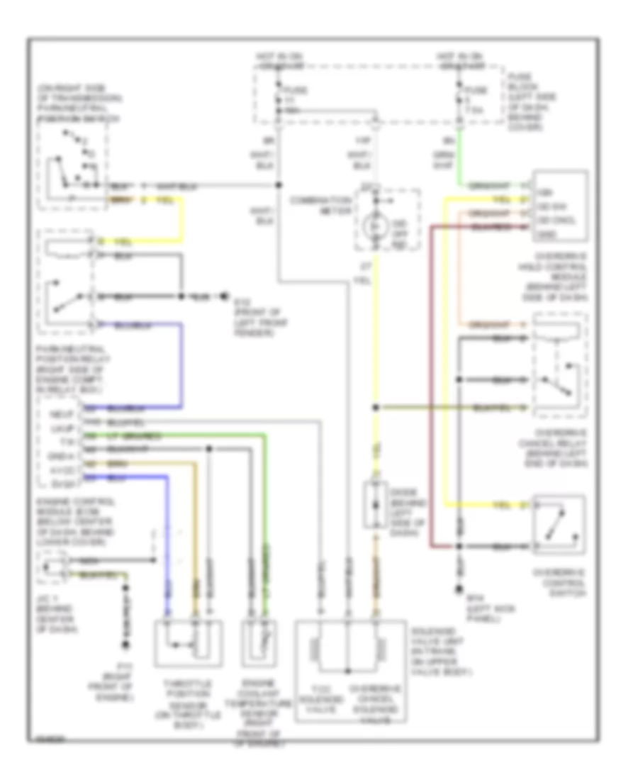 2 4L TCC Solenoid Wiring Diagram for Nissan Frontier Desert Runner XE 2002