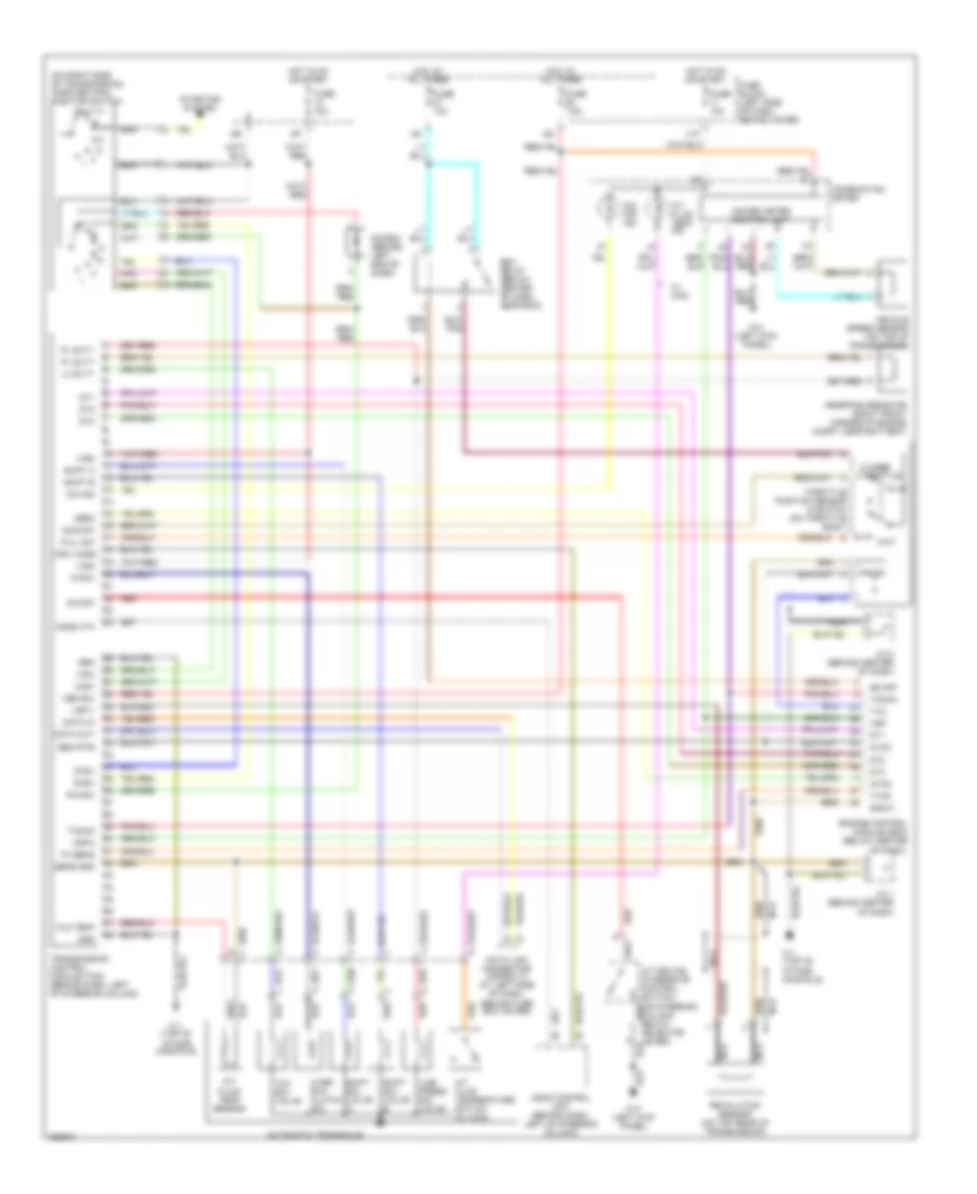 3.3L, AT Wiring Diagram for Nissan Frontier Desert Runner XE 2002