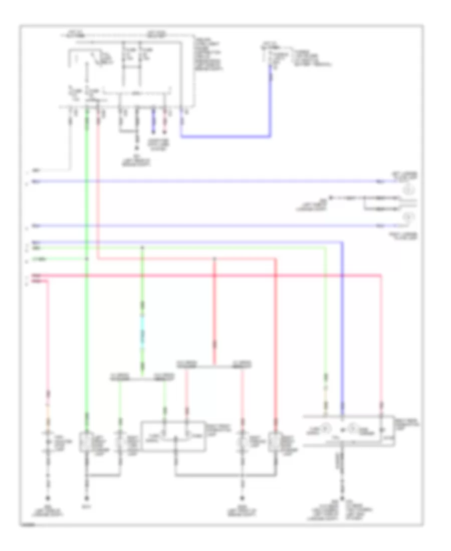 Exterior Lamps Wiring Diagram (2 of 2) for Nissan Murano LE 2010