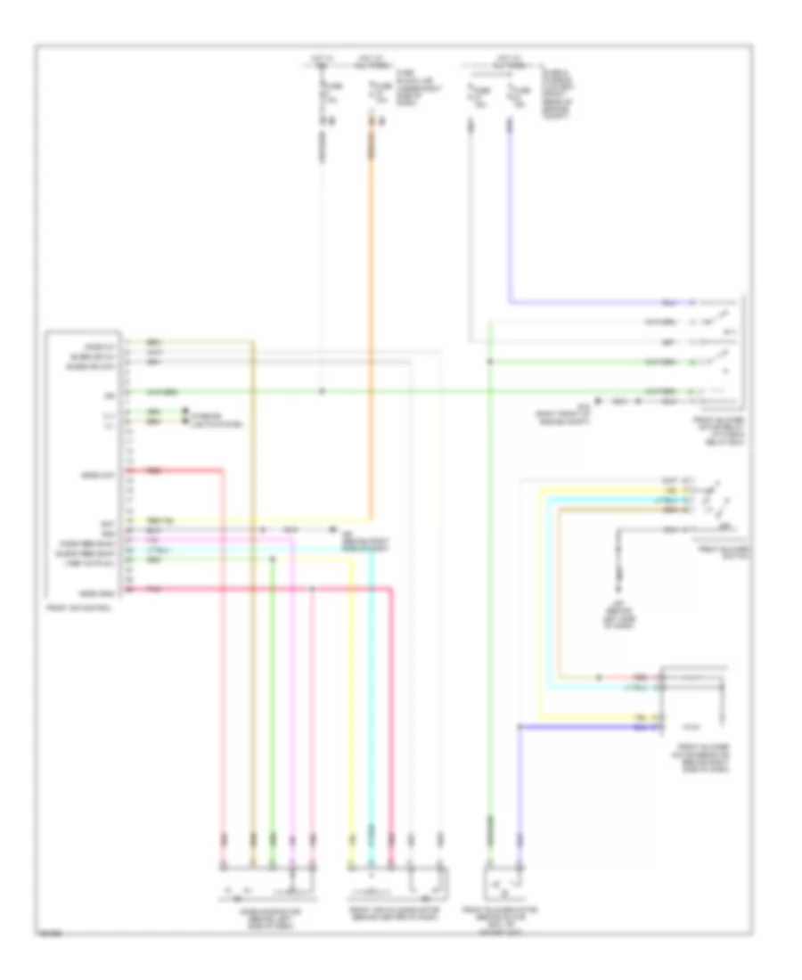 Heater Wiring Diagram for Nissan Frontier SE 2008