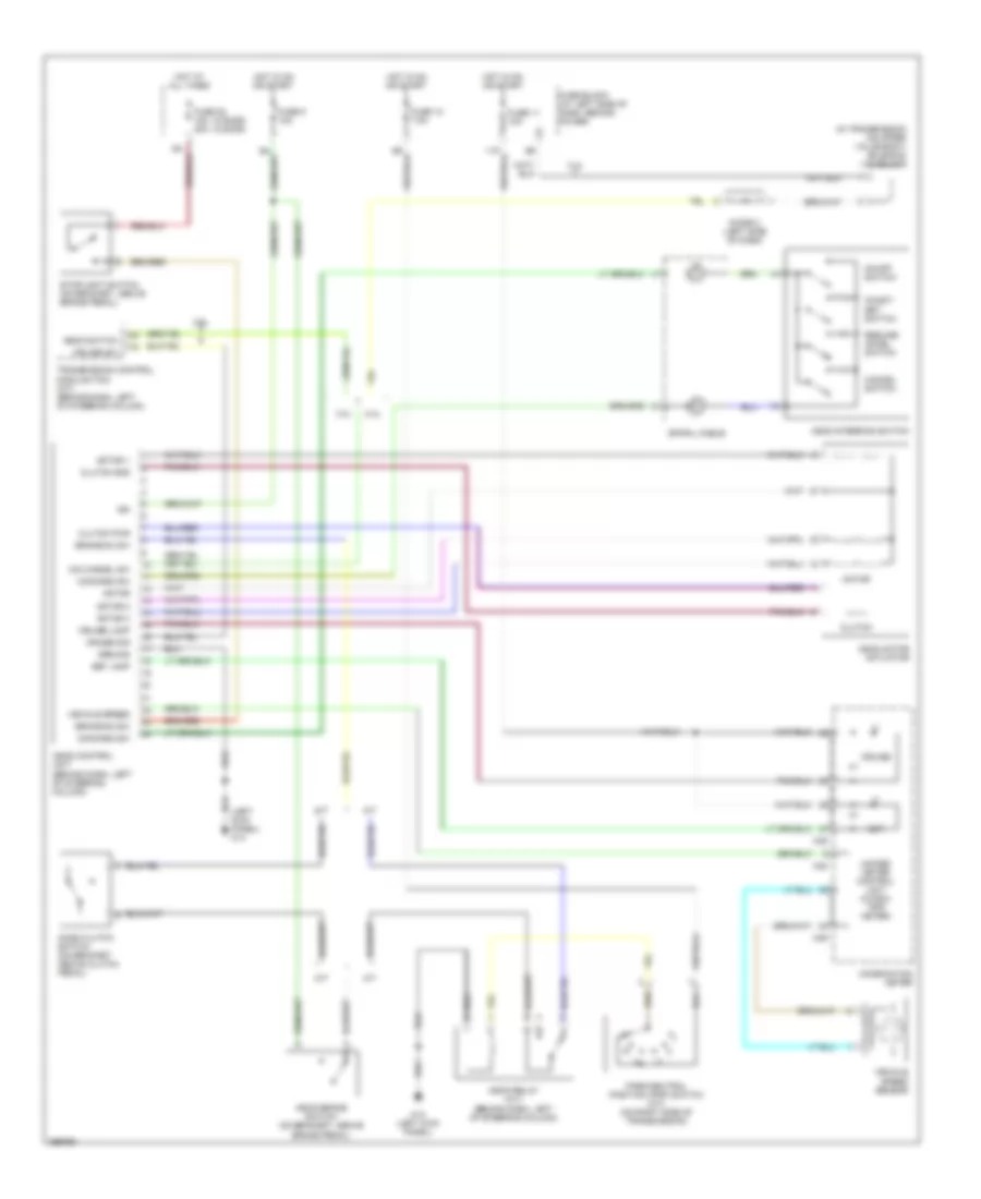 Cruise Control Wiring Diagram for Nissan Frontier SC 2002