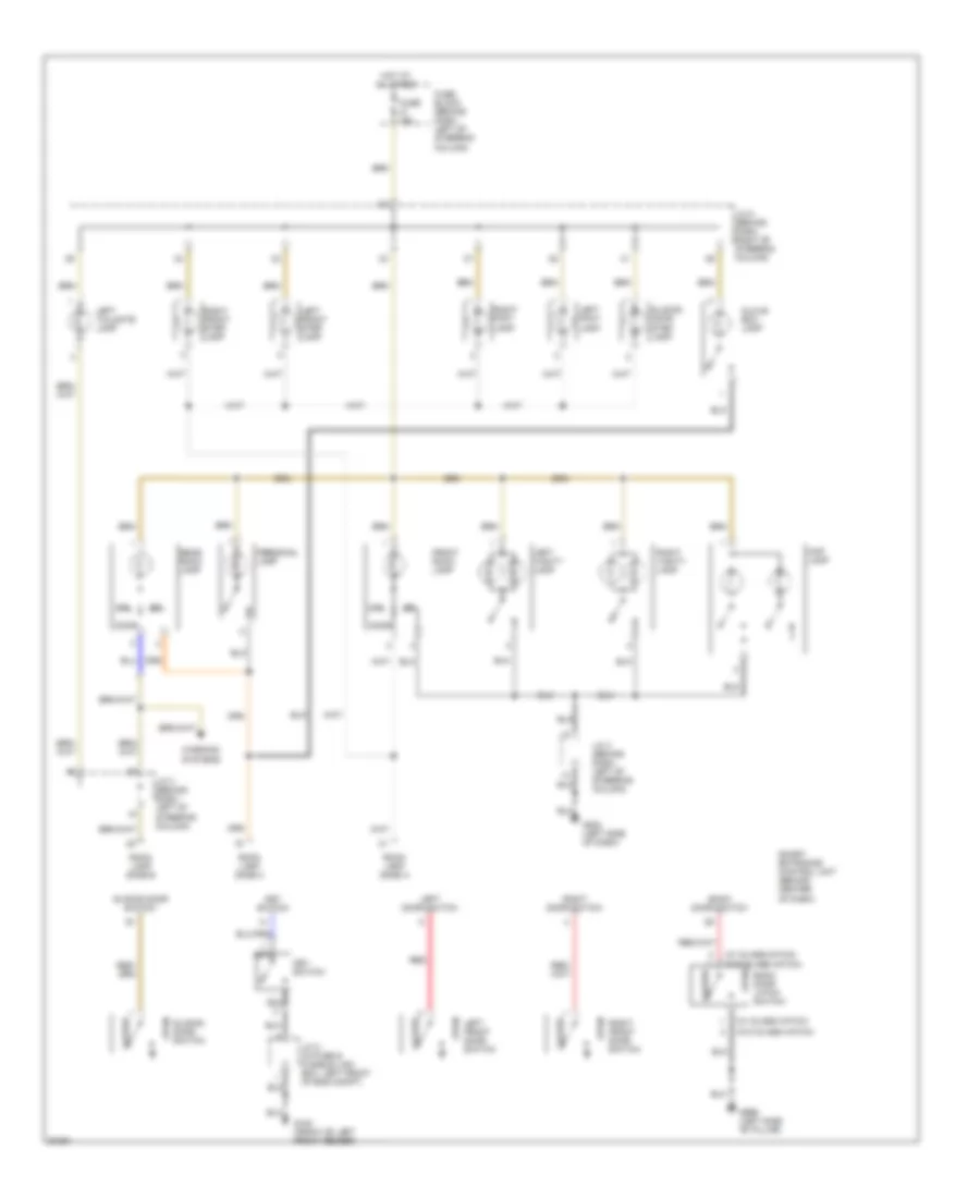Courtesy Lamps Wiring Diagram for Nissan Quest XE 1997