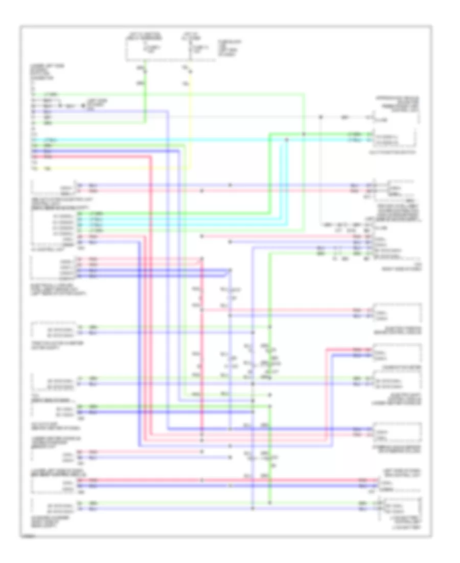 Computer Data Lines Wiring Diagram for Nissan Leaf SL 2012