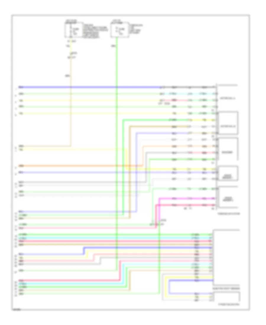 Transmission Wiring Diagram (2 of 2) for Nissan Leaf SL 2012