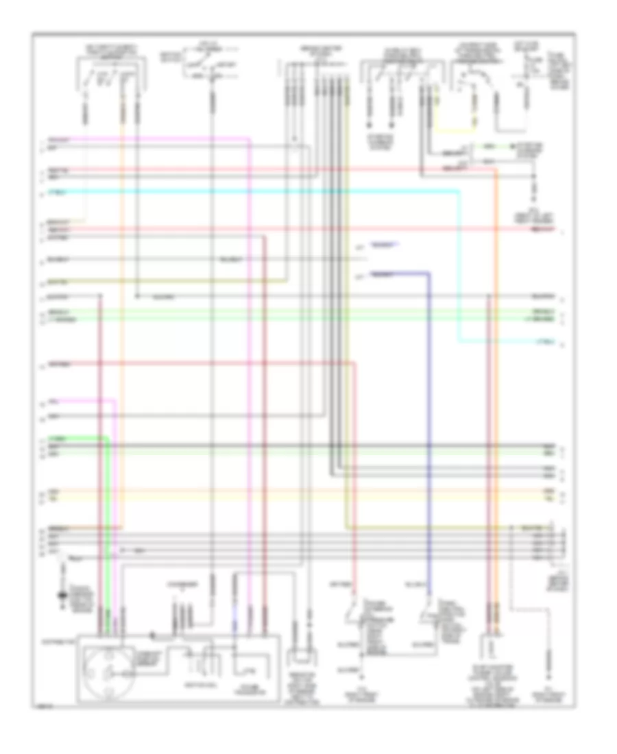 3.3L SC, Engine Performance Wiring Diagrams (2 of 3) for Nissan Frontier SE 2002