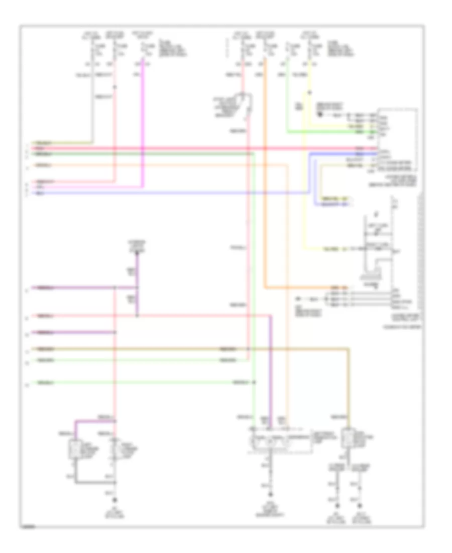 Exterior Lamps Wiring Diagram 2 of 2 for Nissan Maxima SE 2008
