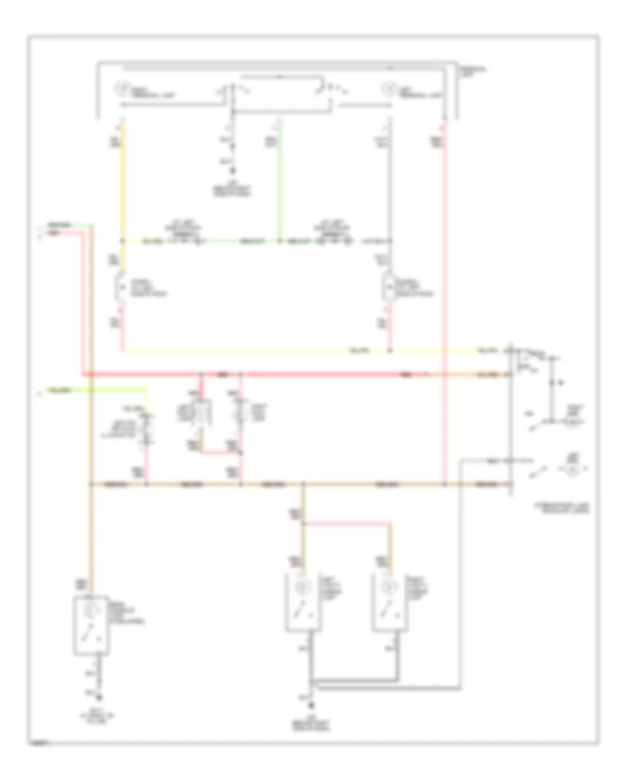 Courtesy Lamps Wiring Diagram 2 of 2 for Nissan Maxima SE 2008