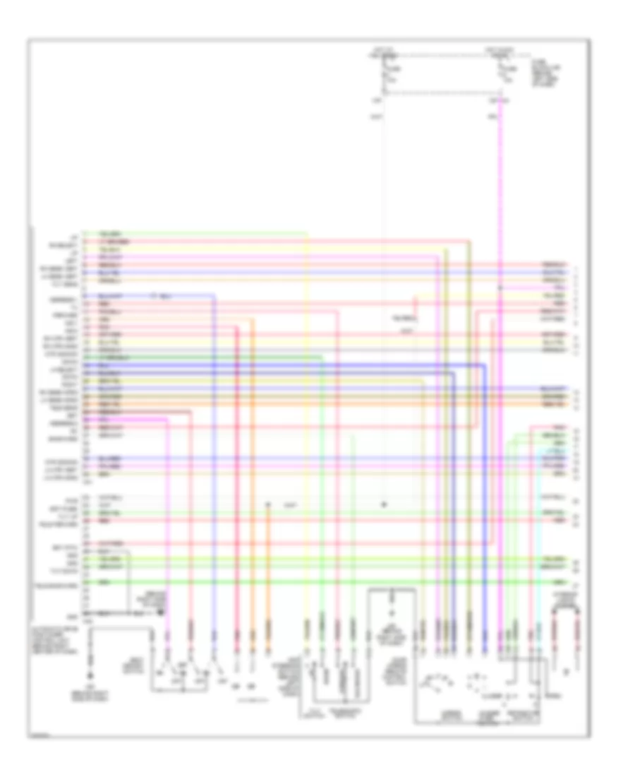 Memory Systems Wiring Diagram 1 of 3 for Nissan Maxima SE 2008