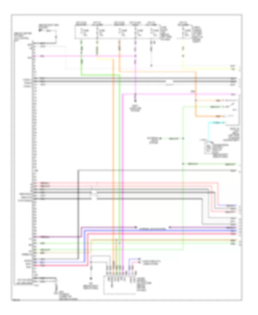 Navigation Wiring Diagram 1 of 2 for Nissan Maxima SE 2008
